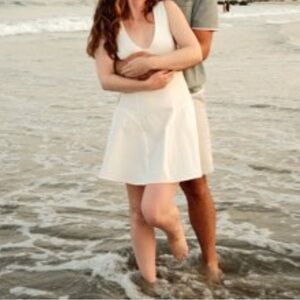 White Free People Mini Dress